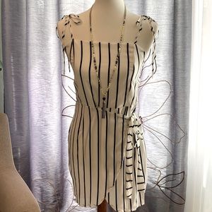 Spaghetti Strap Tie-wrap Dress